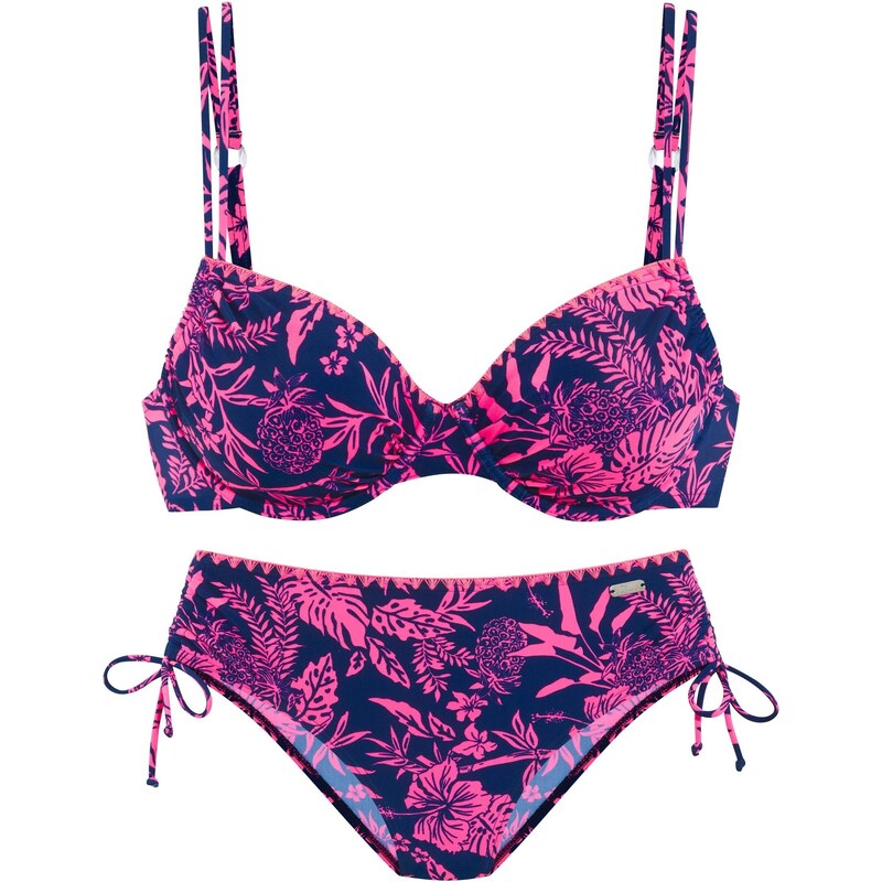 VENICE BEACH Bikiny marine modrá / světle růžová 108760535