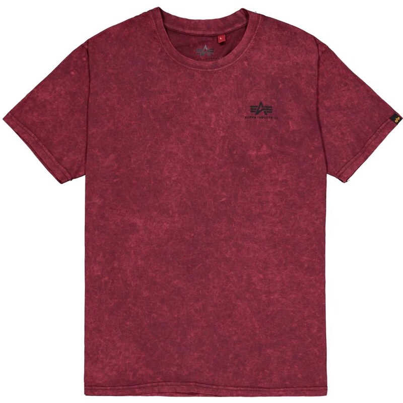 ALPHA INDUSTRIES Tričko červená / černá
