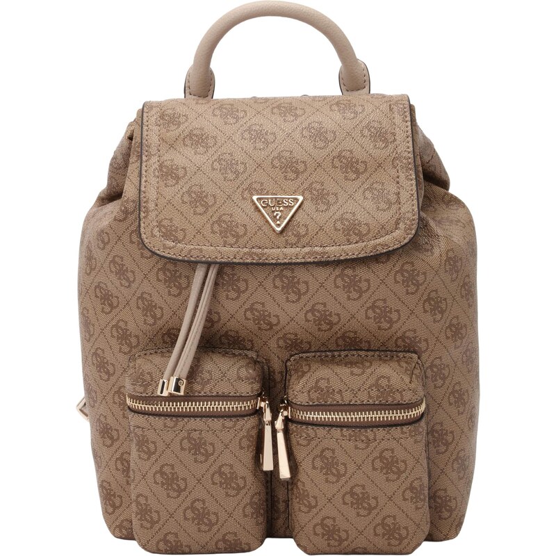 GUESS Batoh Manhattan II béžová / světle hnědá 108420195
