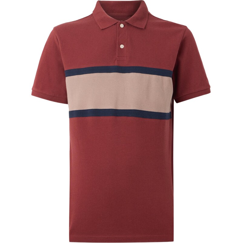 GAP Tričko NOVELTY tělová / námořnická modř / kaštanově hnědá