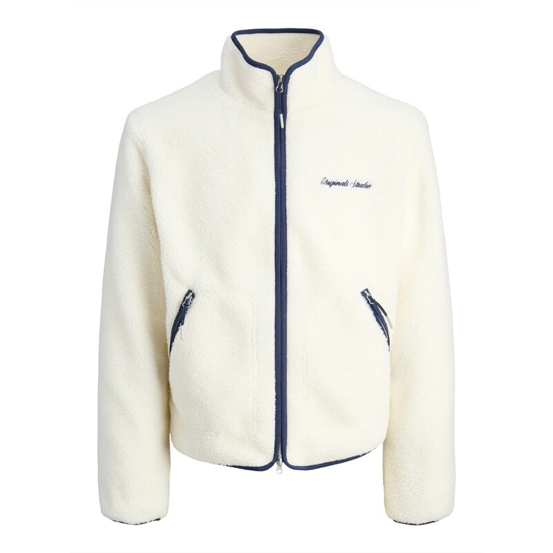 JACK & JONES Zimní bunda JORNorrebro tmavě modrá / barva bílé