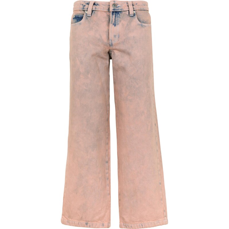 DICKIES Džíny Mechanic světlemodrá / světle růžová