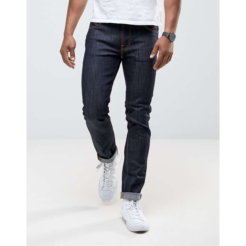 Nudie Jeans Co Thin Finn slim fit jeans dry-Blue