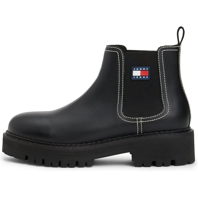 Tommy Jeans Chelsea boty černá