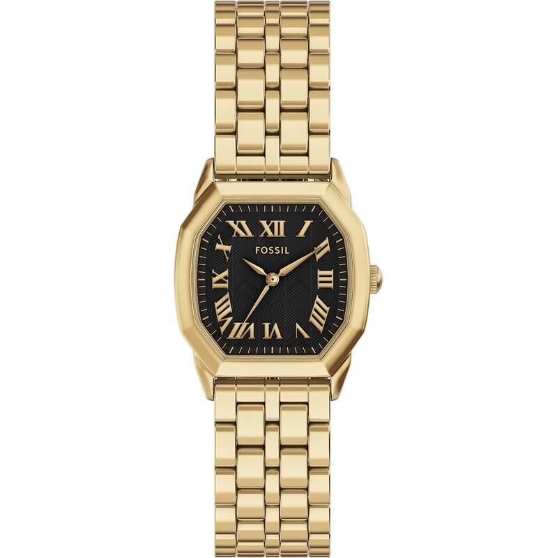 FOSSIL Analogové hodinky HARLOW zlatá / černá 108818875
