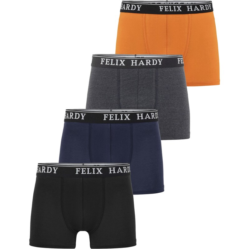 Felix Hardy Boxerky šedá / oranžová / černá