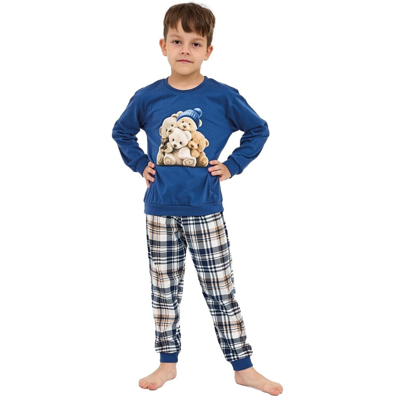 Chlapecké pyžamo CORNETTE 593/174 966/174 BEARS jeans
