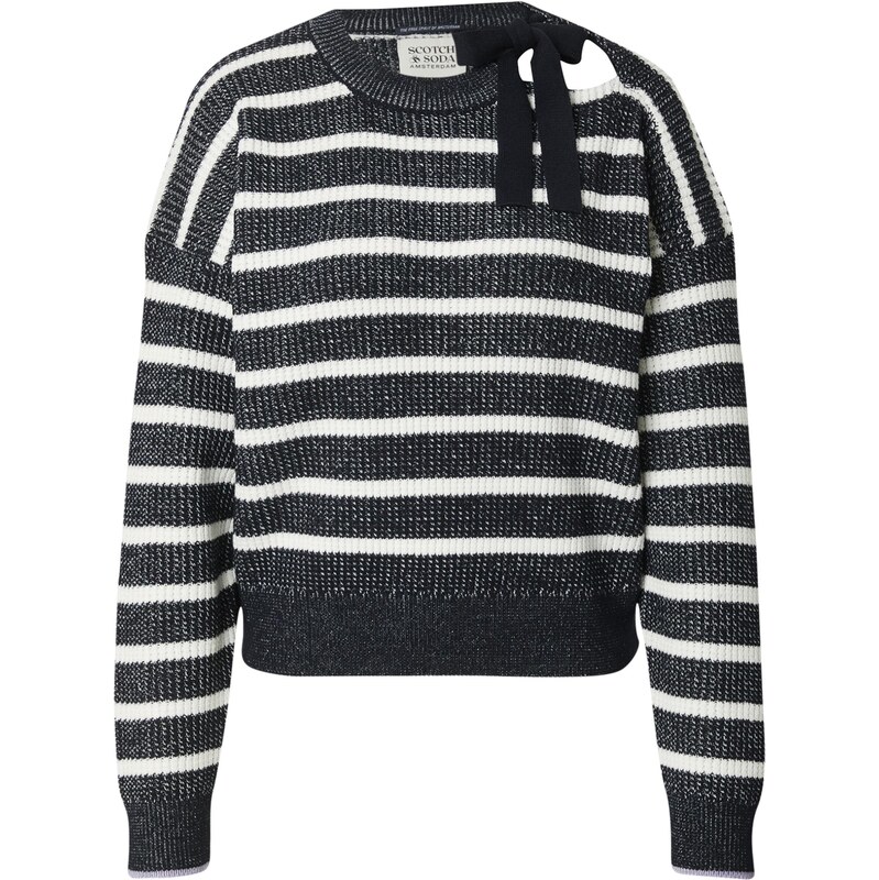SCOTCH & SODA Svetr námořnická modř / bílá