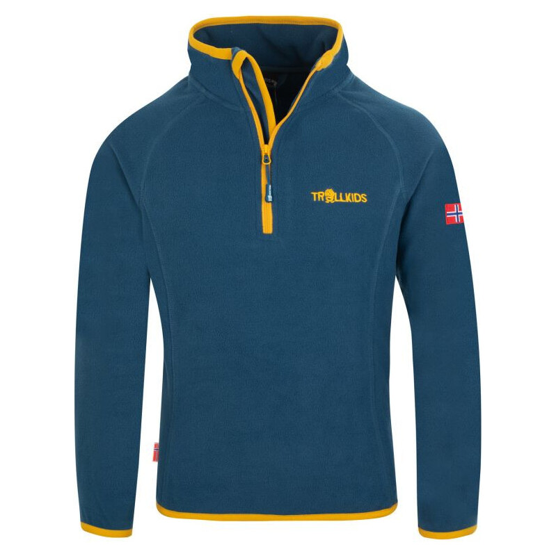 Mikina Trollkids Nordland Half Zip JR 707-146