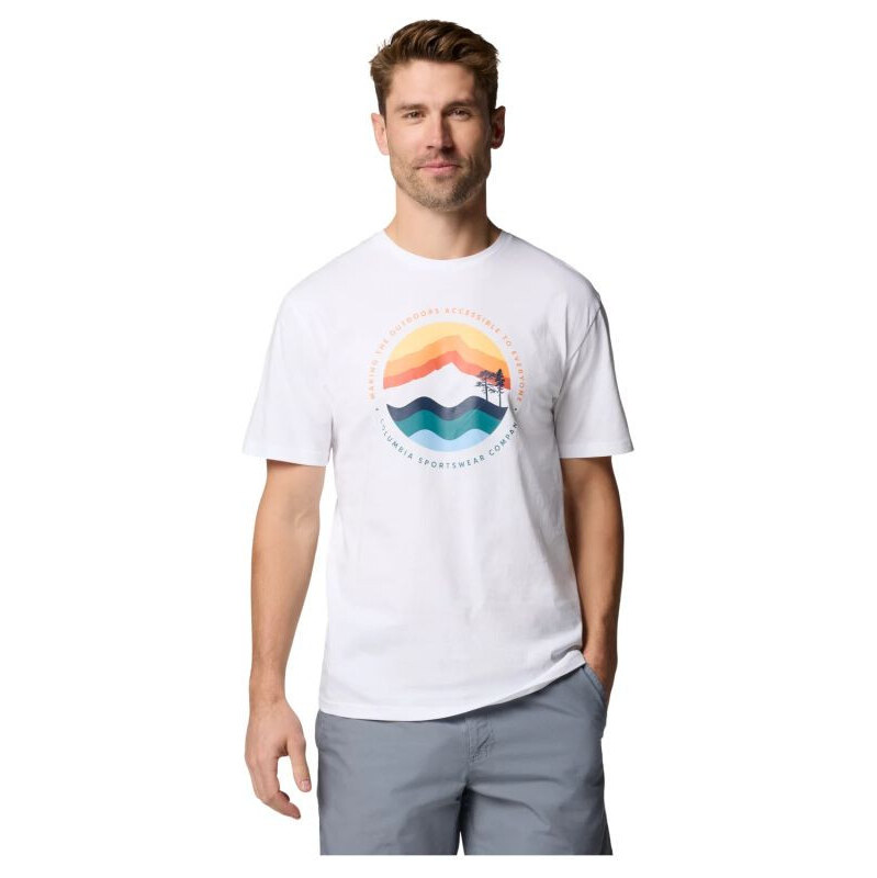 Columbia Path Lake II Graphic Tee M Tričko 1934814111