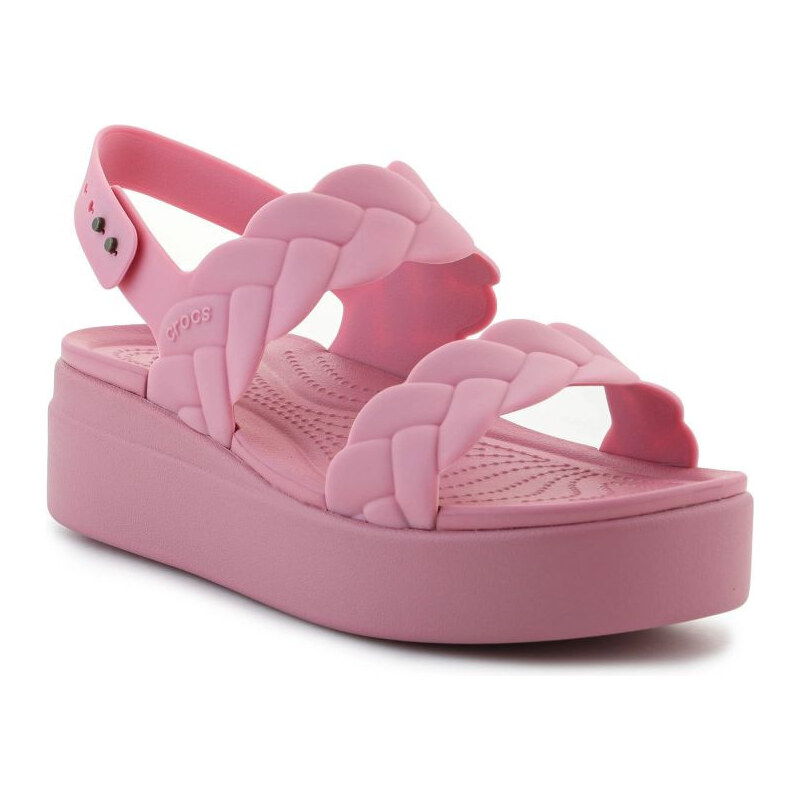 Sandály Crocs Brooklyn Woven Low Wedge W 209977-6XX 108396712