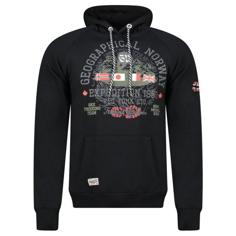 Geographical Norway Gexpe DB 100 M WZ3003H/GN-Černá mikina