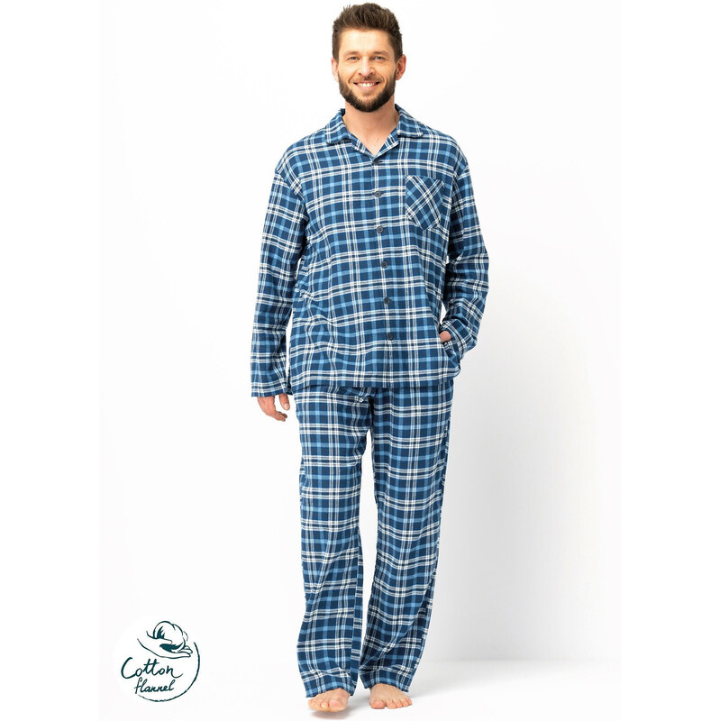 Pánské pyžamo Key MNS 492 B25 délka/r M-2XL na zip