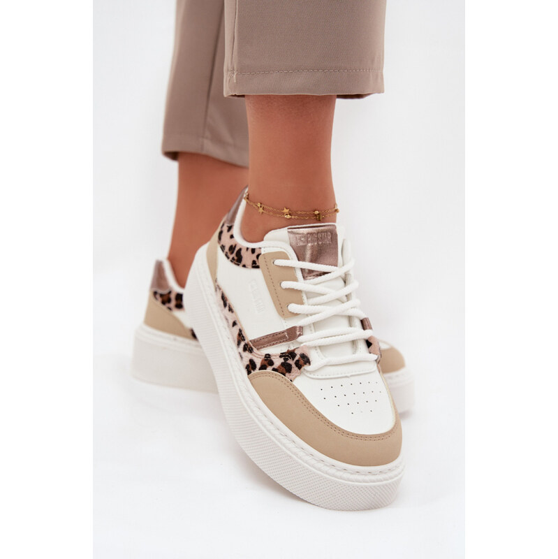 Sportovní boty na platformě model 216469 Step in style