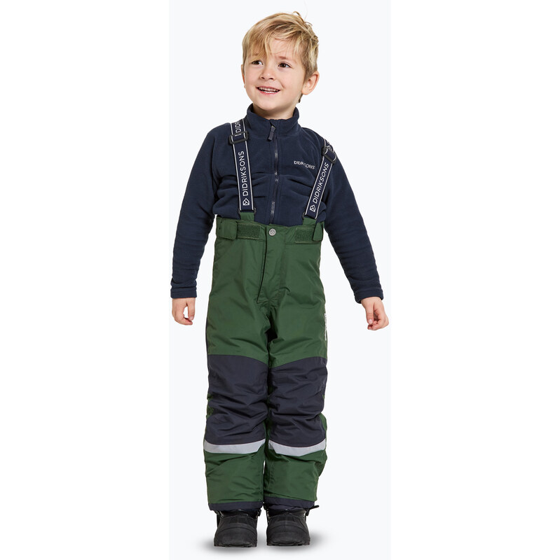 Dětské lyžařské kalhoty Didriksons Idre pine green