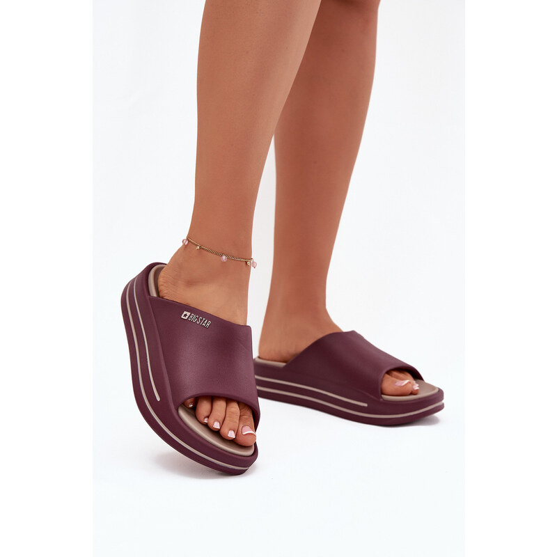 Big Star Shoes Dámské Pantofle Na Platformě Big Star SS274425