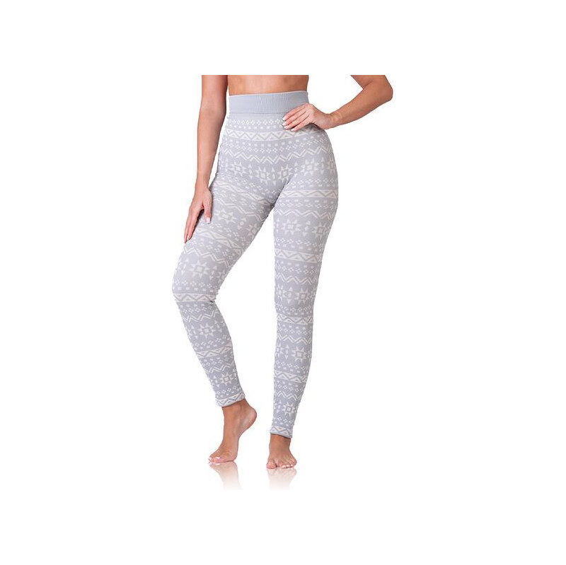 Dámské zimní legíny RELAX & GO CUDDLE LEGGINGS - BELLINDA - šedá