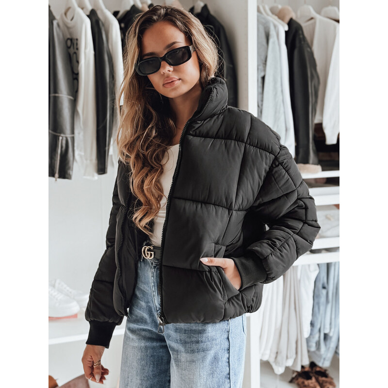 DStreet Dámská zimní bunda VIBEGIRL černá