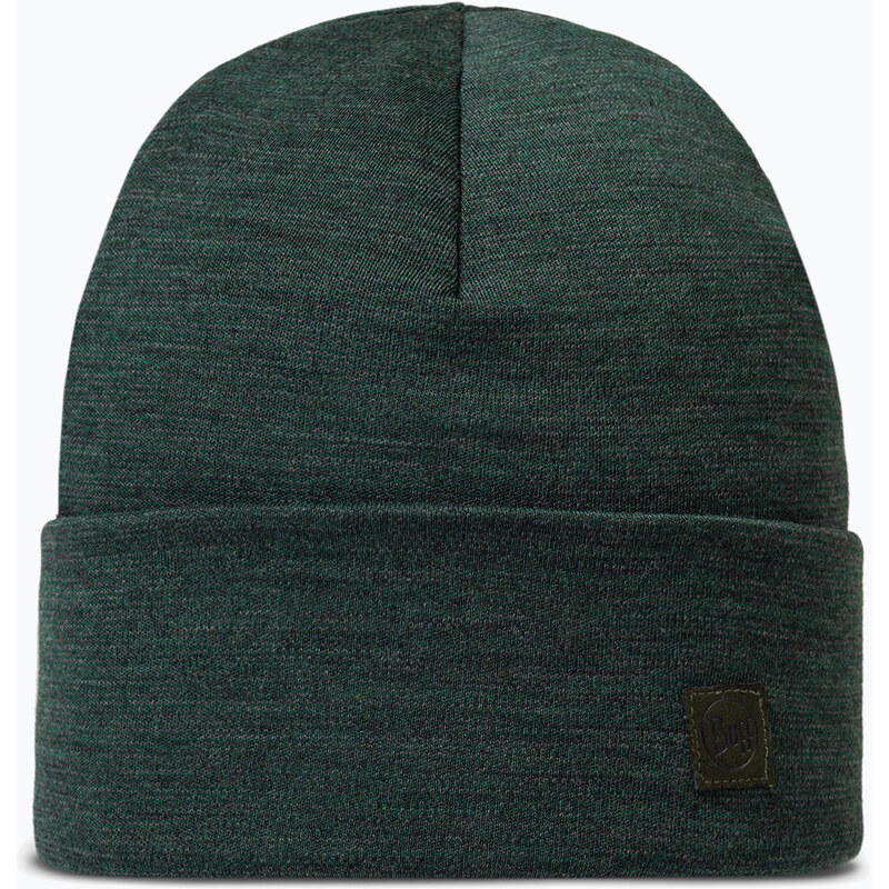 Zimní čepice BUFF Heavyweight Merino Wool solid forest