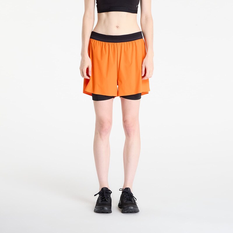 Šortky On 3 Performance 2/1 Shorts Flame/ Black S 108412761