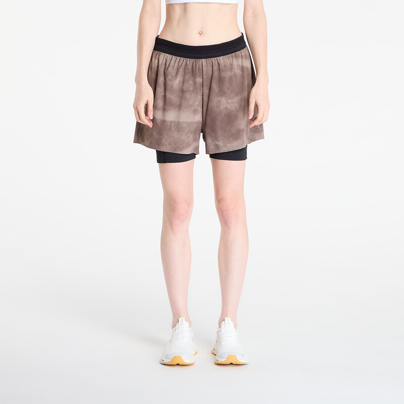 Šortky On 3 Performance Shorts AOP Cinder/ Black S