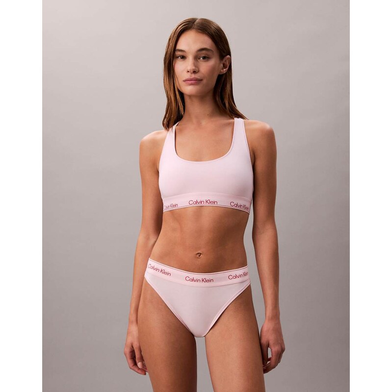 Calvin Klein Icon Cotton Modal bralette in pale pink 108418405