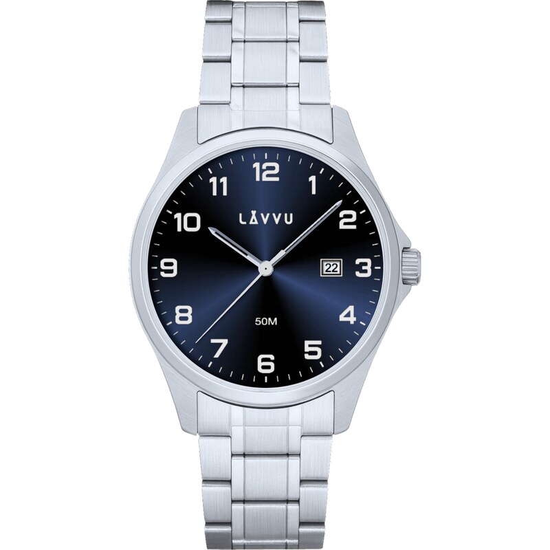 LAVVU Náramkové ocelové pánské hodinky GLIMT Blue LWM0321