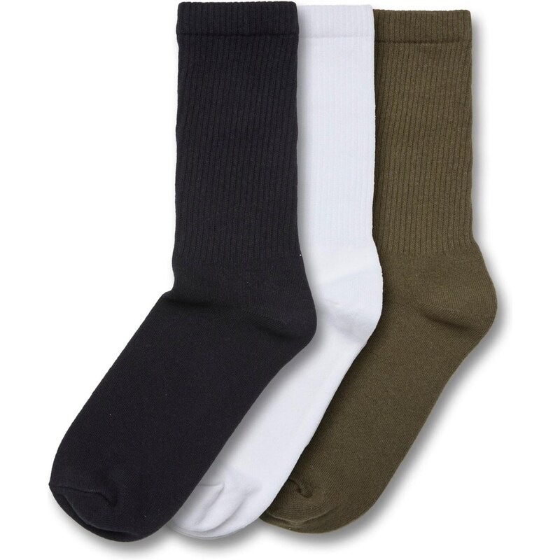 Urban Classics Ponožky khaki / černá / bílá 108767425
