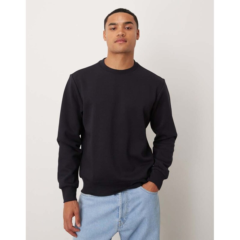 Mango oversized sweatshirt in navy