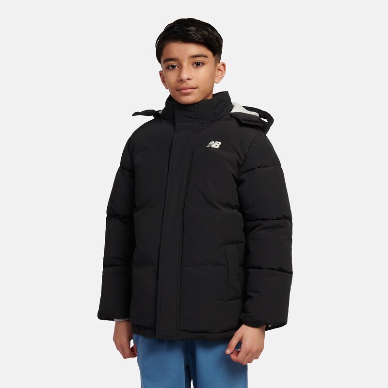 Dětská bunda New Balance LAKB0287BK – černé