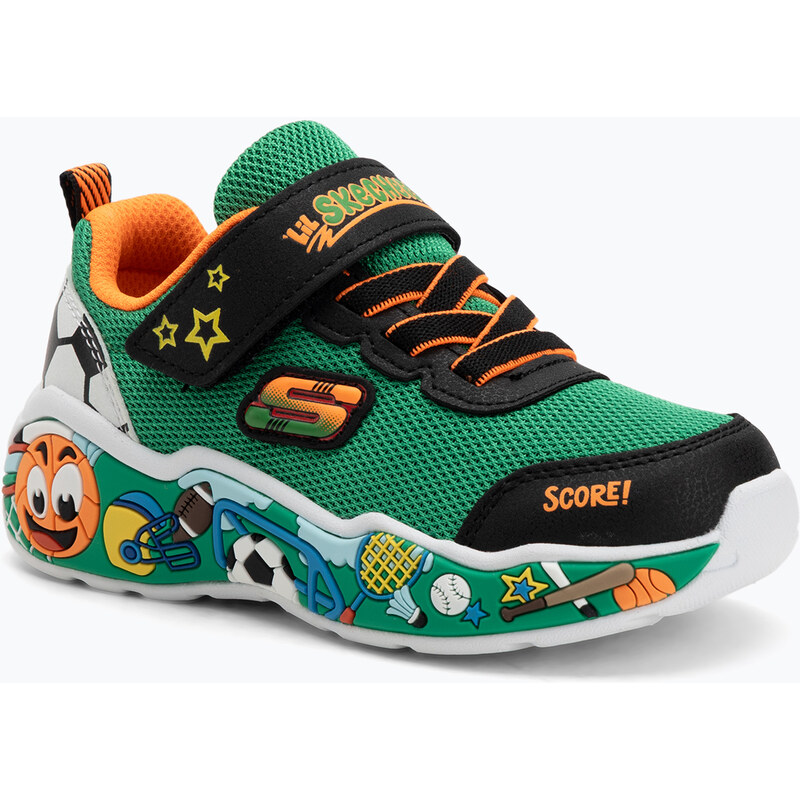 Dětské boty SKECHERS Play Scene green/multi