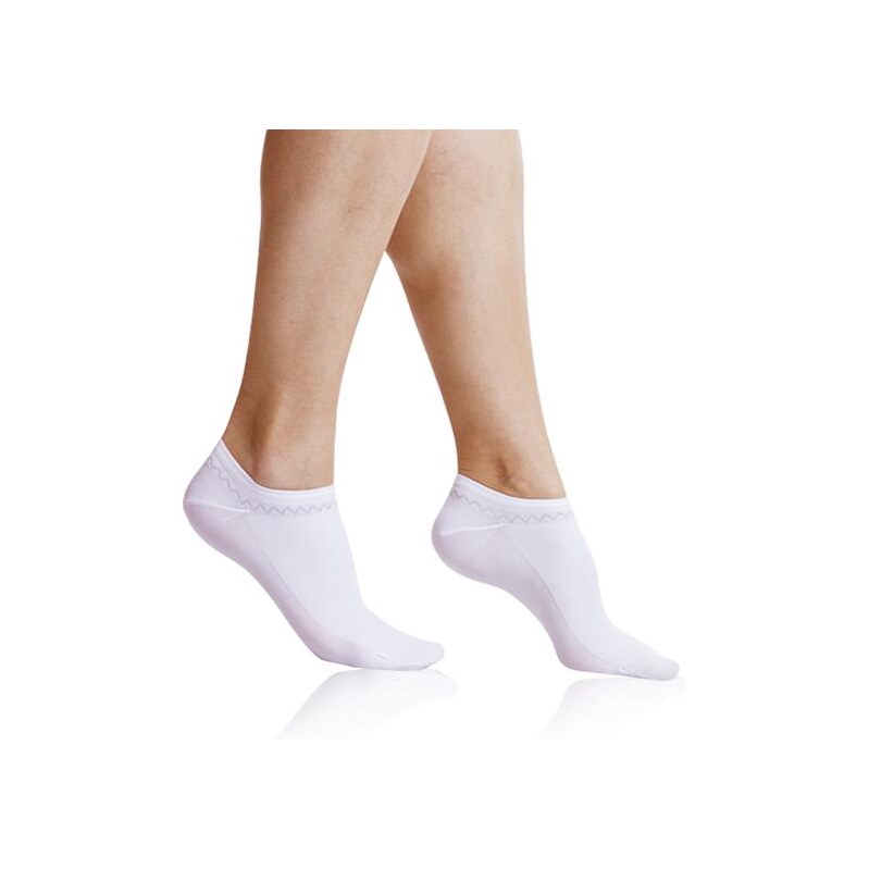 Bílé dámské ponožky Bellinda FINE IN-SHOE SOCKS 64564025
