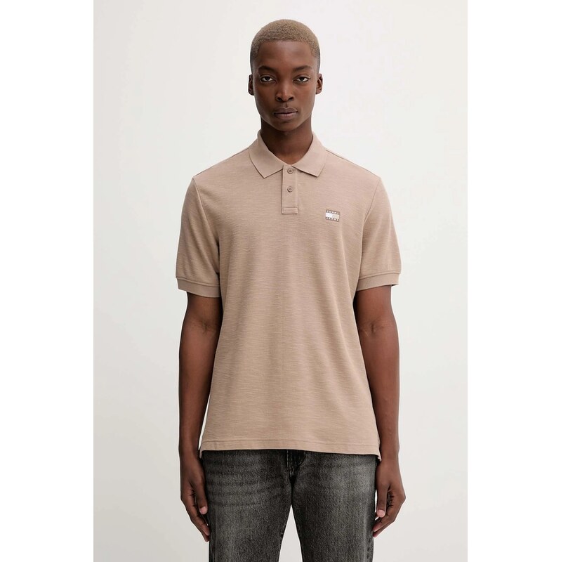 Tommy Jeans Bavlněné polo tričko Tommy Jeans