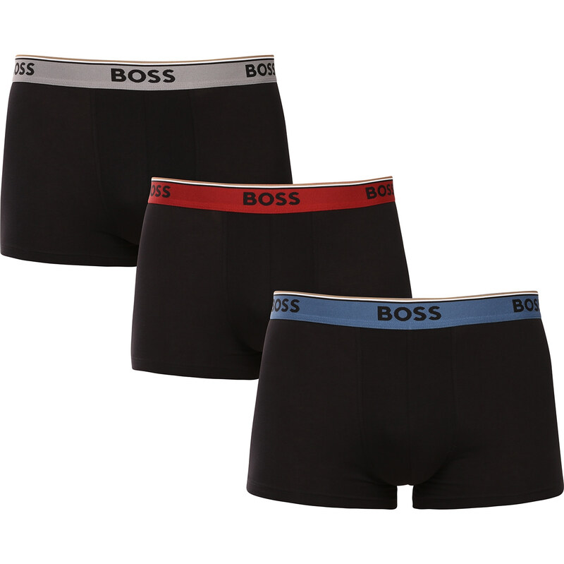 3PACK pánské boxerky BOSS černé (50531684 964) 108423947