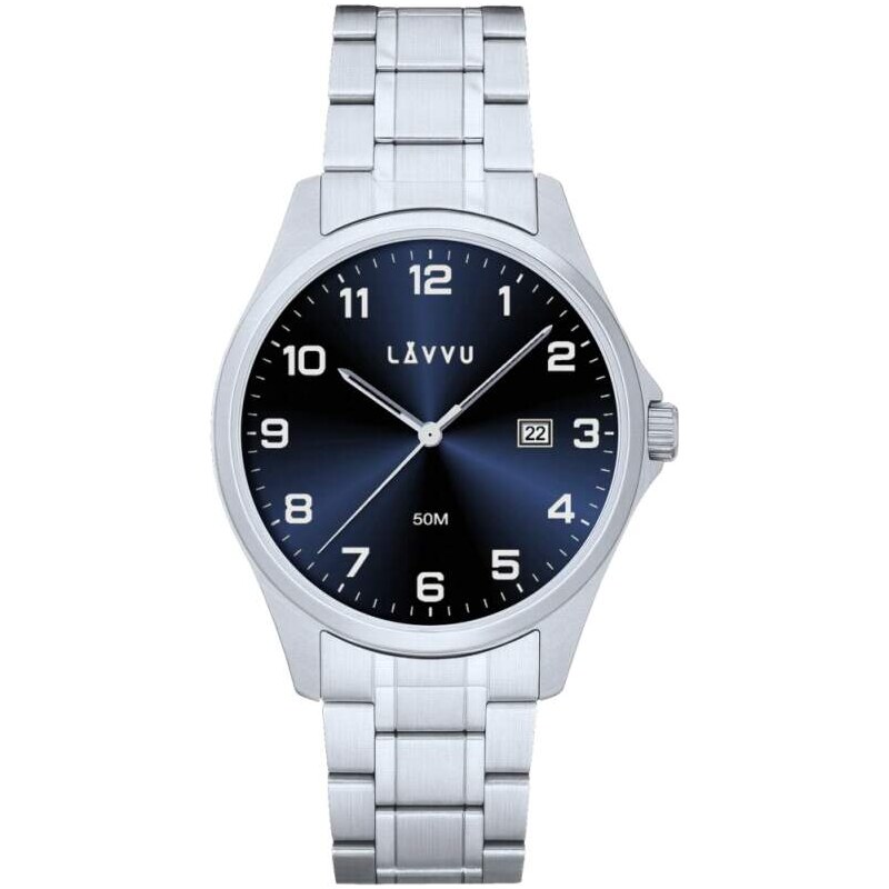 LAVVU Náramkové ocelové pánské hodinky GLIMT Blue LWM0321
