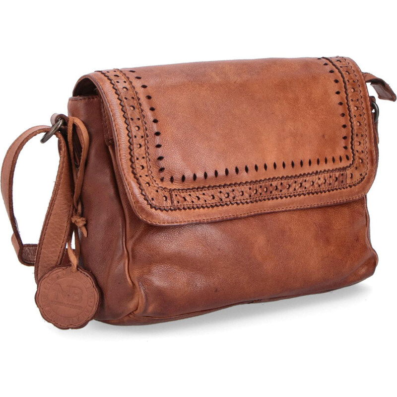 Kožená kabelka crossbody Noelia Bolger koňaková NB 2026 KO