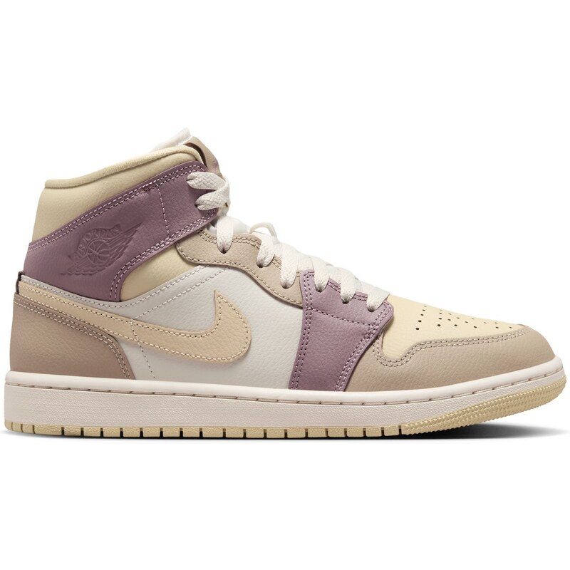 Air Jordan 1 Mid ''Team Gold Taupe'' Wmns - Dámské - Tenisky Jordan - Bílé - HV2370-100
