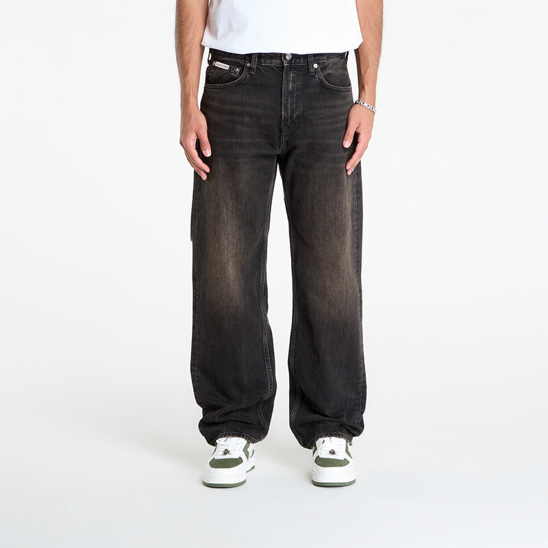 Džíny Calvin Klein Jeans 90S Straight Espress Jeans Black W35