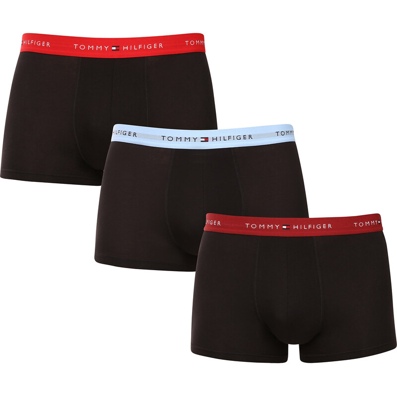 3PACK pánské boxerky Tommy Hilfiger černé (UM0UM02763 0TP)