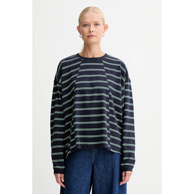 G-Star Bavlněné tričko G-Star A line stripe oversized