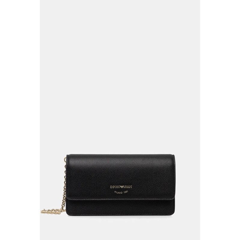 Emporio Armani Kožené psaníčko Emporio Armani