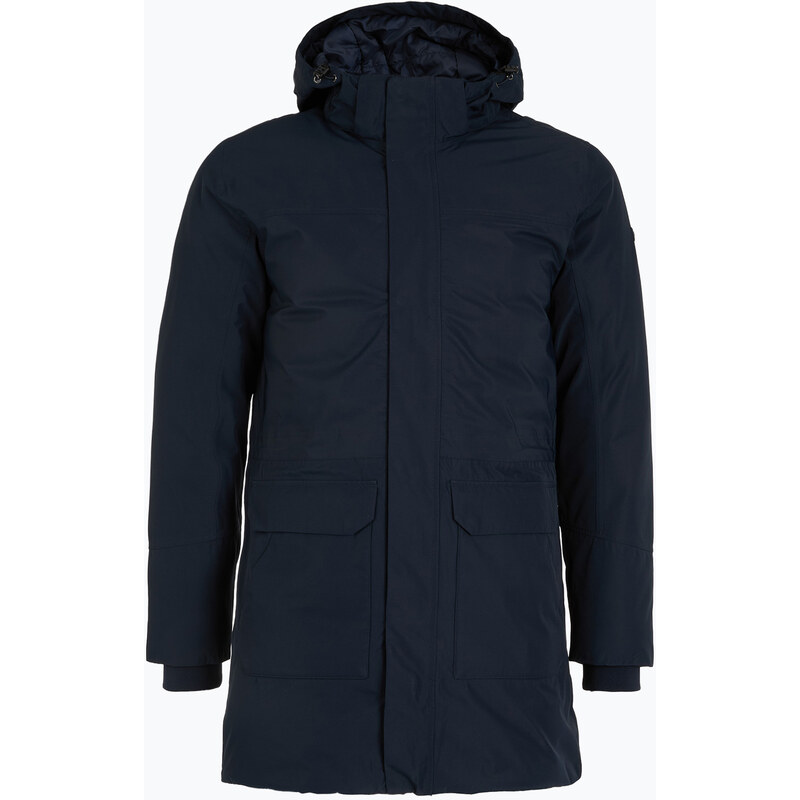 Pánská nepromokavá bunda CMP 35K3737 Parka Zip Hood black/blue