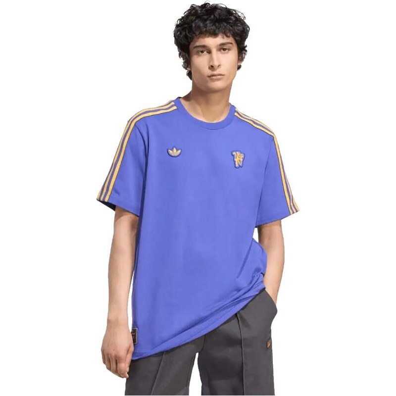 Pánské tričko Adidas Manchester United 25/26 Terrace Icons Tee modré