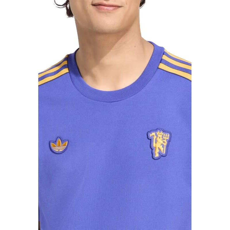 Pánské tričko Adidas Manchester United 25/26 Terrace Icons Tee modré