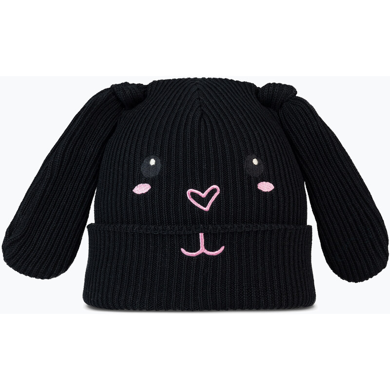 Dětská zimní čepice BUFF Knitted Fun rabbit black