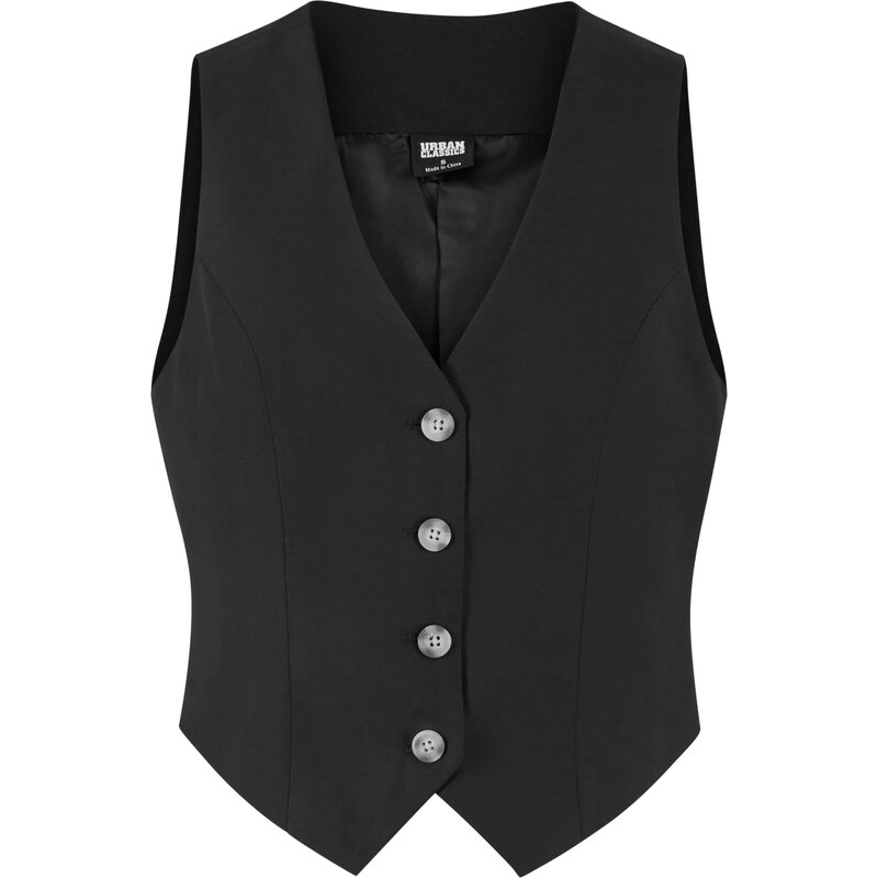 Urban Classics Vesta k obleku černá