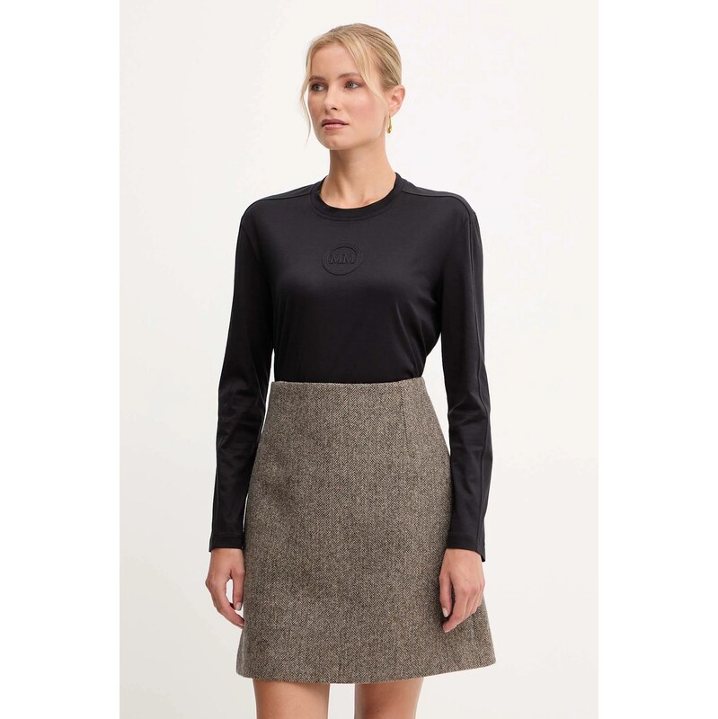 Bavlněné tričko s dlouhým rukávem MM by Max Mara SORRISO 108428117