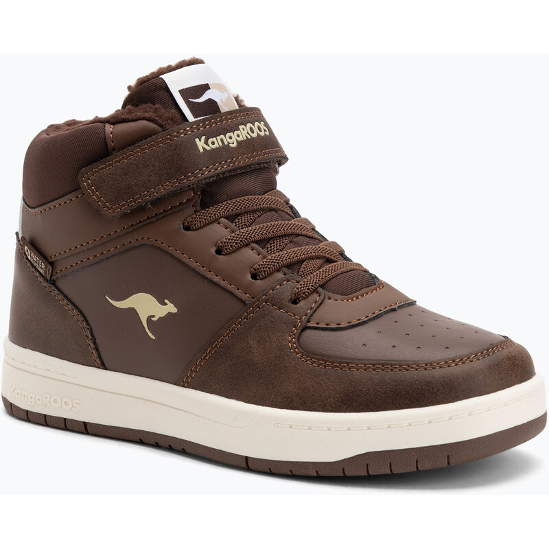 Dětské boty KangaROOS K-CP Bound Mid EV slate black/blond wood
