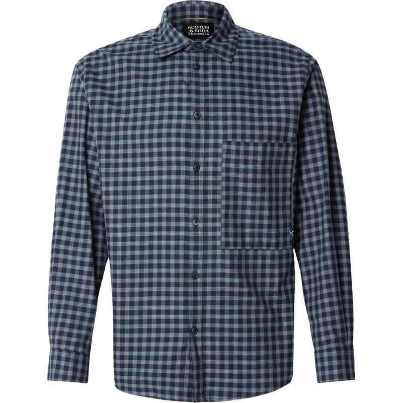 SCOTCH & SODA Košile marine modrá / světlemodrá