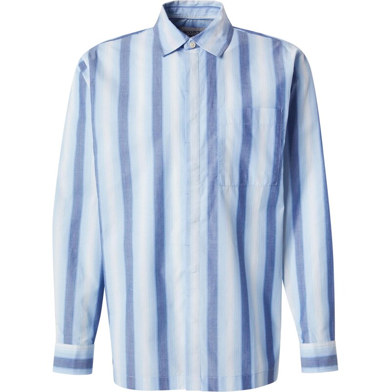SCOTCH & SODA Košile safírová / světlemodrá / offwhite